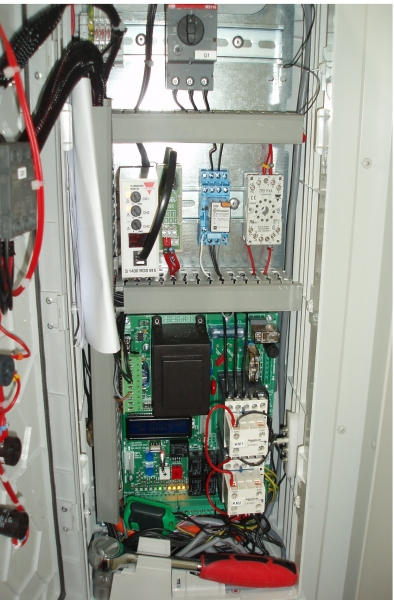 Nergeco control board with interlock relay